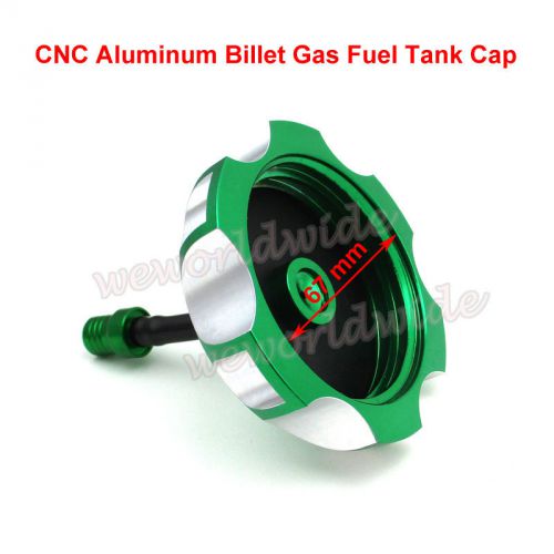 Cnc billet gas fuel tank cap cover fit kawasaki kx250 kx250f kx450f 2006–2015