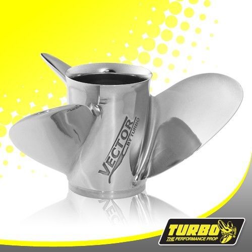 Turbo vector 14 1/2 x 23 stainless propeller for yamaha sterndrives