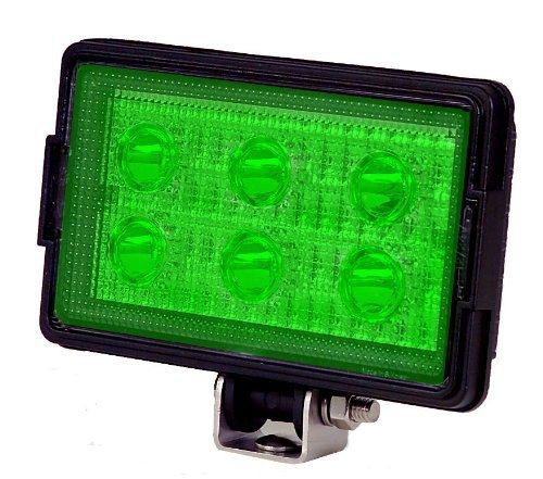 Maxxima mwl-05spgr green rectangular led work light