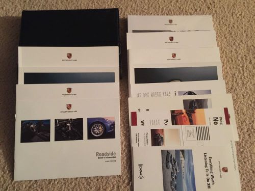 2011 porsche cayenne oem owners manuals full set new