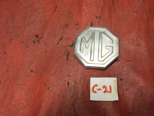 Mg midget, mgb, original &#034;mg&#034; metal trunk emblem, vgc!!