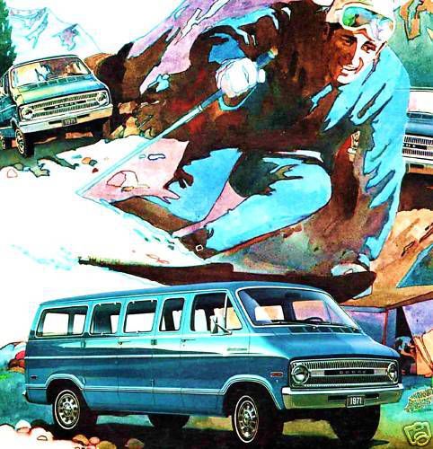 1971 dodge sportsman wagon brochure -b100-b200-b300-sportsman wagon
