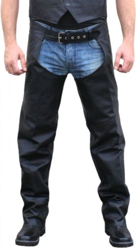 New men motorcycle  leather chaps/pant size all sizes
