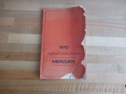 1970 mercury monterey owners manual