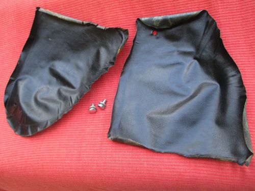 Nice pair of original oem wheel arch vinyl covers &amp; bolts for triumph spitfire