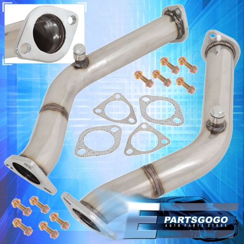 For 03-07 350z g35 performance racing 2.25&#034; resonated exhaust test pipe upgrade