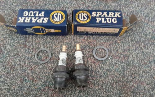 Vintage us b6 spark plugs (2) nos nr