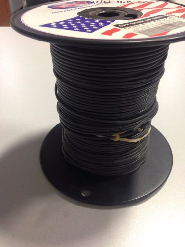 16 awg black hook up wire - 500ft reel