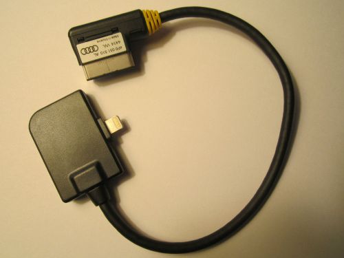 Genuine audi specific ipod iphone lightning adapter cable 4f0 051 510 al