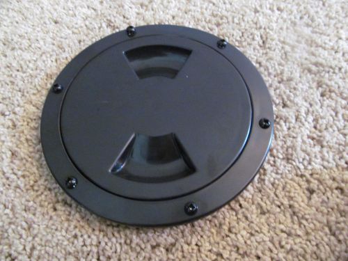 Viking marine boat rv black 5&#034; access hatch cover twist out deck plate priority