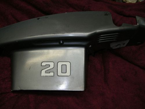 1983 merc/mariner 20 hp lower side cowling - good used freshwater - free  ship