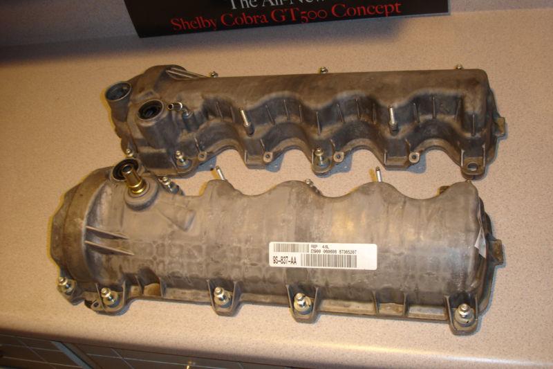 05 06 07 08 09 10 ford mustang gt valve cover set 4.6l 3v motor oem 9s-837-aa