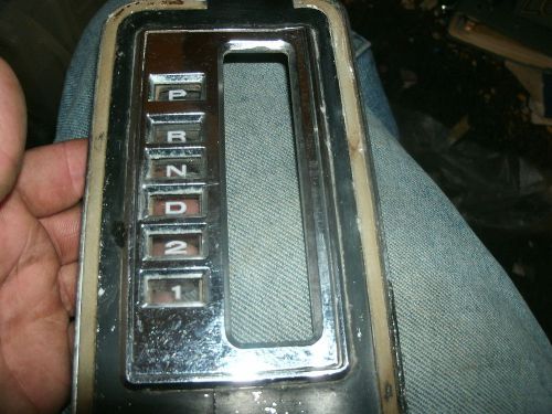 1966 1967 ford fairlane gt xl factory floor console automatic shifter lettering