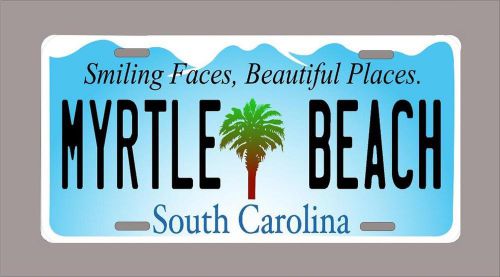 South carolina &#034;myrtle beach&#034; custom novelty license plate-6&#034;x12&#034; a
