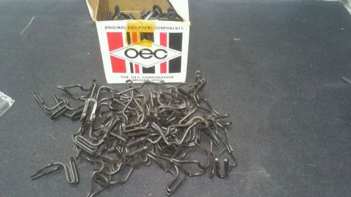 Wire mounting clips black total of 25