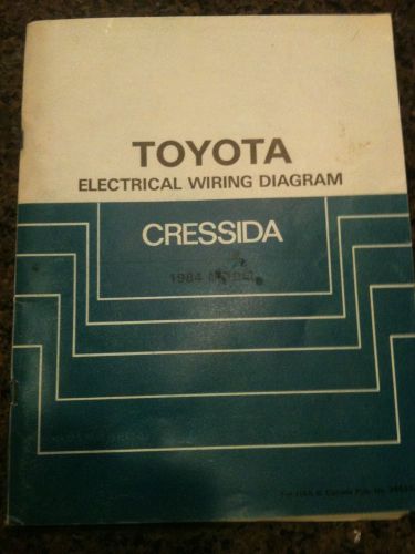 1984 toyota cressida electrical wiring diagrahm