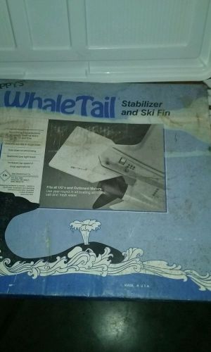 Happy&#039;s whale tail stabilizer and ski fin