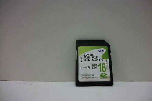 Hyundai sd card  navigation disk cd dvd 96554-4z104 4z104