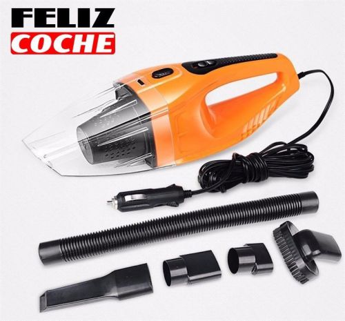 Felizcoche 120w 12v portable car vacuum cleaner wet and dry dual use with power