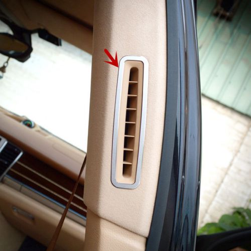 2x aluminium b column outlet decoration cover trim fit for porsche panamera 2015