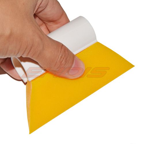 3 1/2 soft yellow turbo squeegee water scraper professional window tinting tools