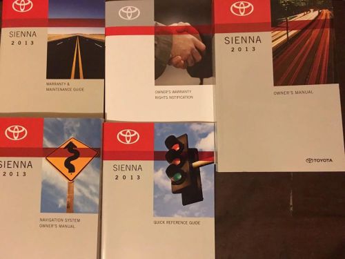 2013 toyota sienna owners manual