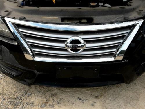 Grille bumper mounted upper s fits 13-15 sentra 255295
