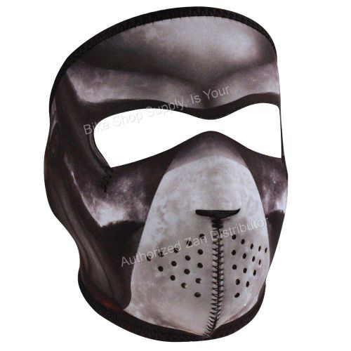 Zan headgear wnfm104, neoprene full mask, reverses from gray mask to red slayer