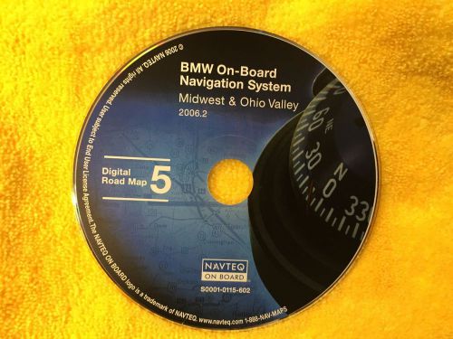 Bmw on-board navigation system dvd! digital map disc 5
