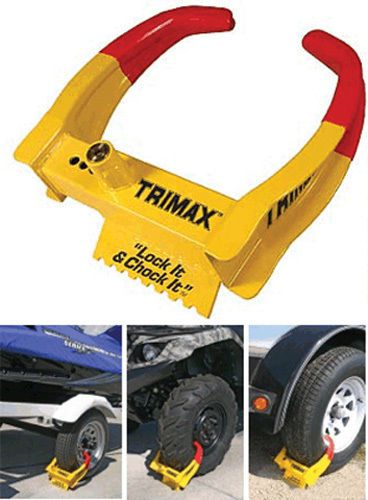 Trimax tcl75  trimax wheel chock lock