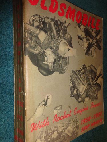 1950 / 1951 oldsmobile shop book / nice original service manual