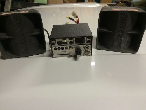 Unitrol emergency siren system with (2) 100w dynamax speaker