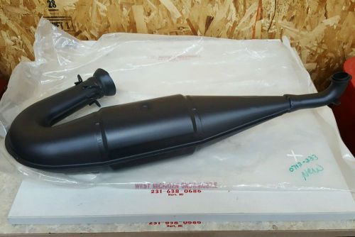 98-00 arctic cat expansion chamber zr zl powder sp le efi exhaust pipe 0712-233