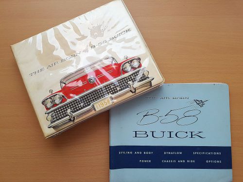 1958 buick showroom fabrics album &amp; facts book /special,century,super,roadmaster