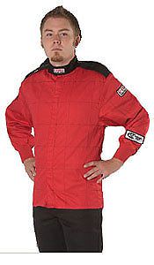 G-force 4126smlrd gf125 single layer jacket  sfi 3.2a/1 red