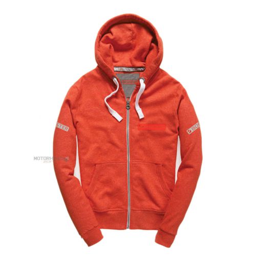 Booster motorcycle kevlar core hoodie red large men ce protection