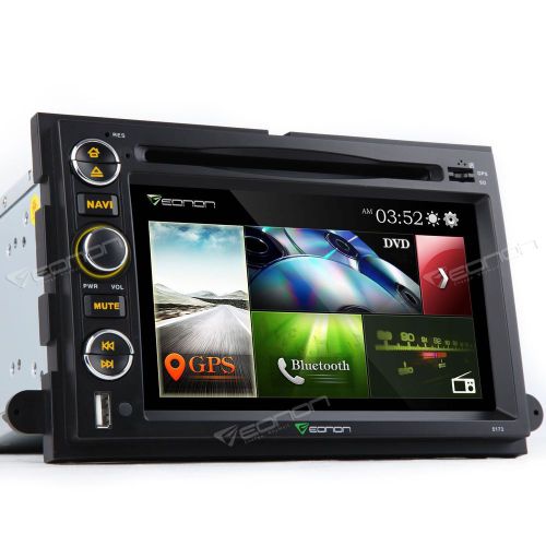 Head unit 7&#034;u car cd dvd player gps radio bluetooth nav stereo for ford f150+map