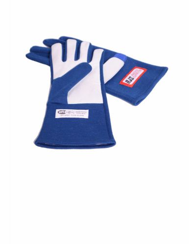 Rjs racing equipment sfi 3.3/1 1 layer nomex racing gloves blue xs 20213-xs-3