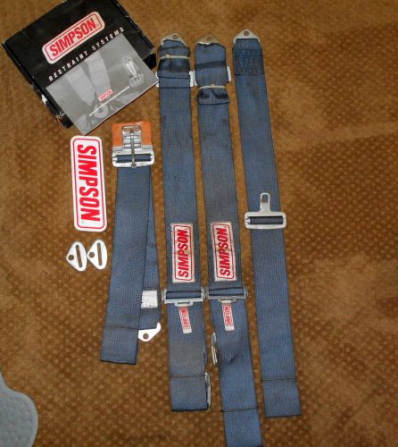 Simpson 29073bk sport latch &amp; link system individual harness look!