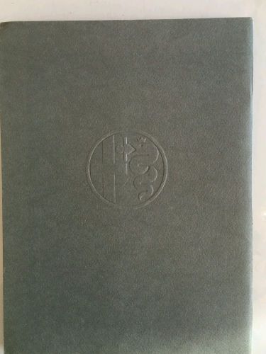 Alfa romeo 1750 sales brochure