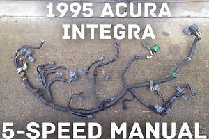 1995 acura integra engine wiring harness 5-speed m/t obd1 b18b1 oem 94 95 1994