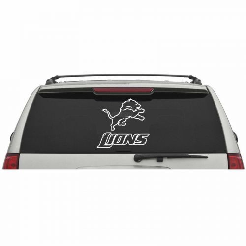 Detroit lions logo name wordmark window wall door car truck vinyl sticker v02