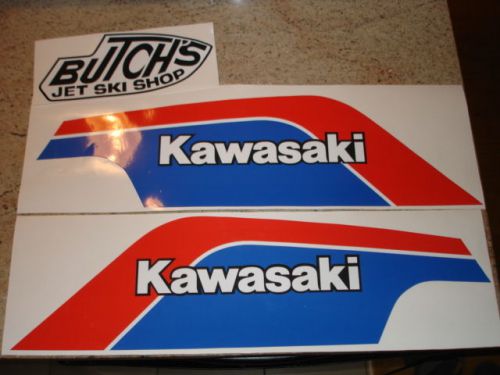 1986-1987 kawasaki jet ski 300 hood decals jetski