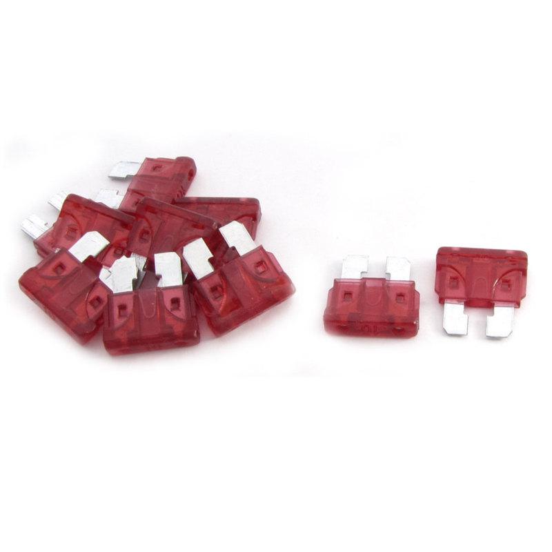 10a car truck automotive fast acting mini blade fuse red 11 pcs