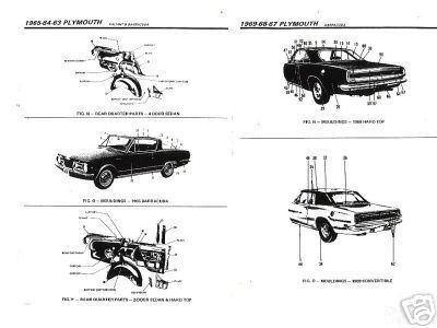 1977 1978 1979 pontiac bonneville catalina body parts list crash sheets **
