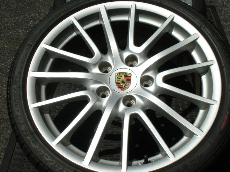 Porsche 997 993 996 wheels and tires 19" original factory wheels 
