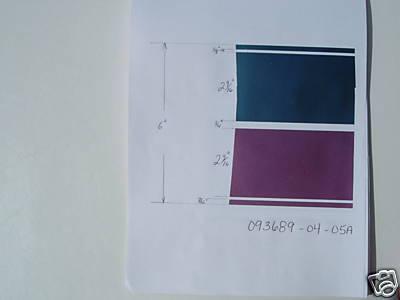 6" blue pink metallic sticker pinstripe 093689-04-05a