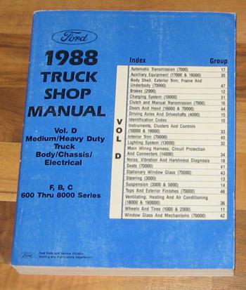 1988 ford f b c 600 - 8000 medium/hd service manual_f600 f700 f800 b600 c8000 +