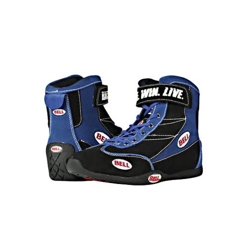 New bell sfi 3.3/5 vision racing/driving shoes blue 8.5