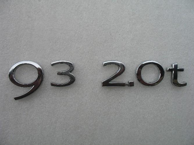 2004 saab 9-3 2.0 t 2.0t rear chrome emblem logo decal badge symbol 03 05 06 07